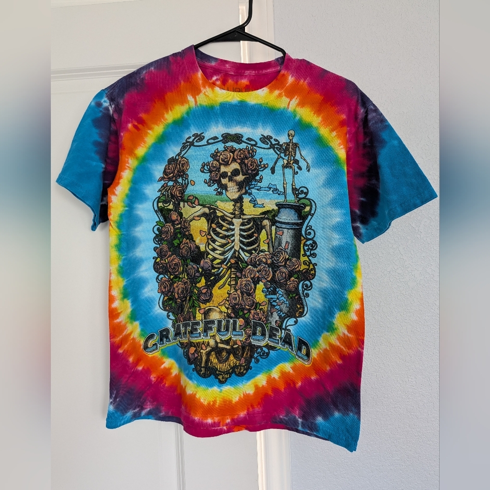 Liquid Blue Grateful Dead Tie-Dye Tee - Multicolor